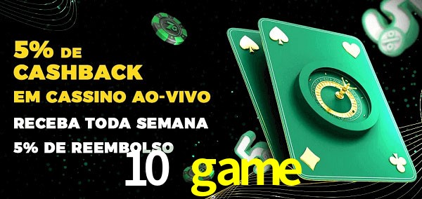 Promoções do cassino ao Vivo 10 game